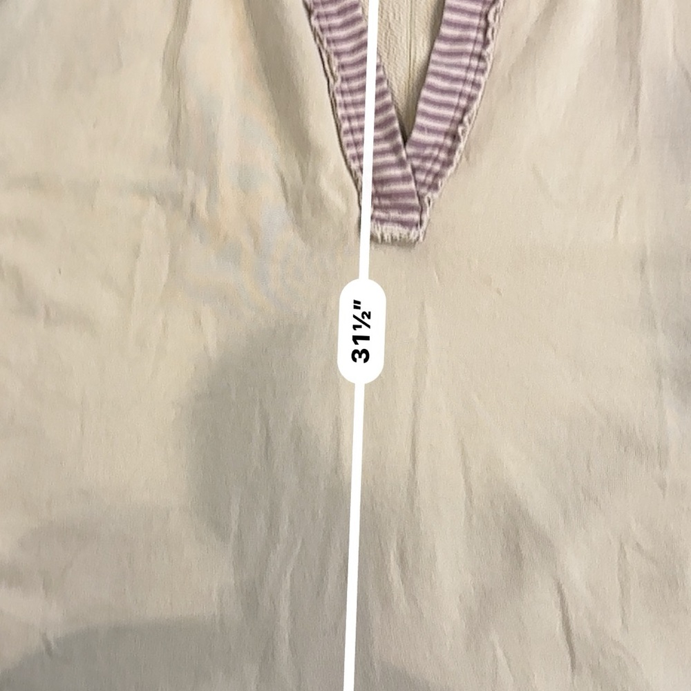 Free People | L | purple and off white Clean Prep Polo - Picture 11 of 13